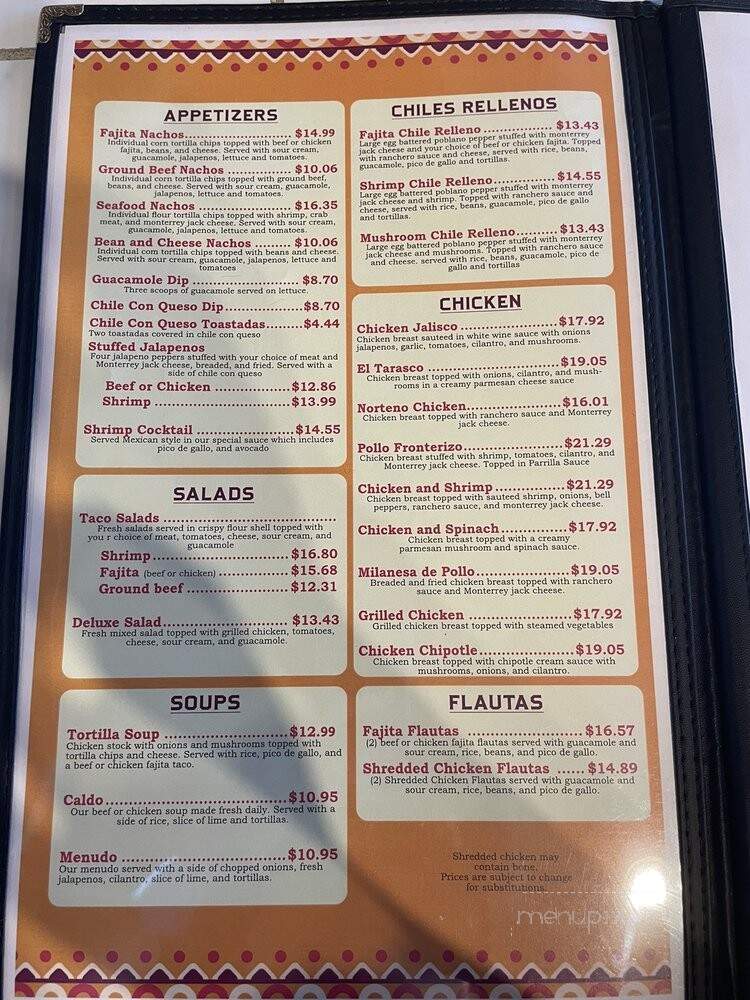 La Parrilla Restaurant - Port Lavaca, TX menu_pic