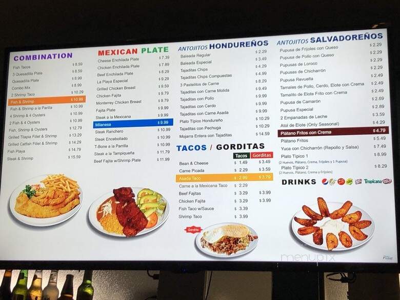 La Playa Seafood - San Antonio, TX menu_pic