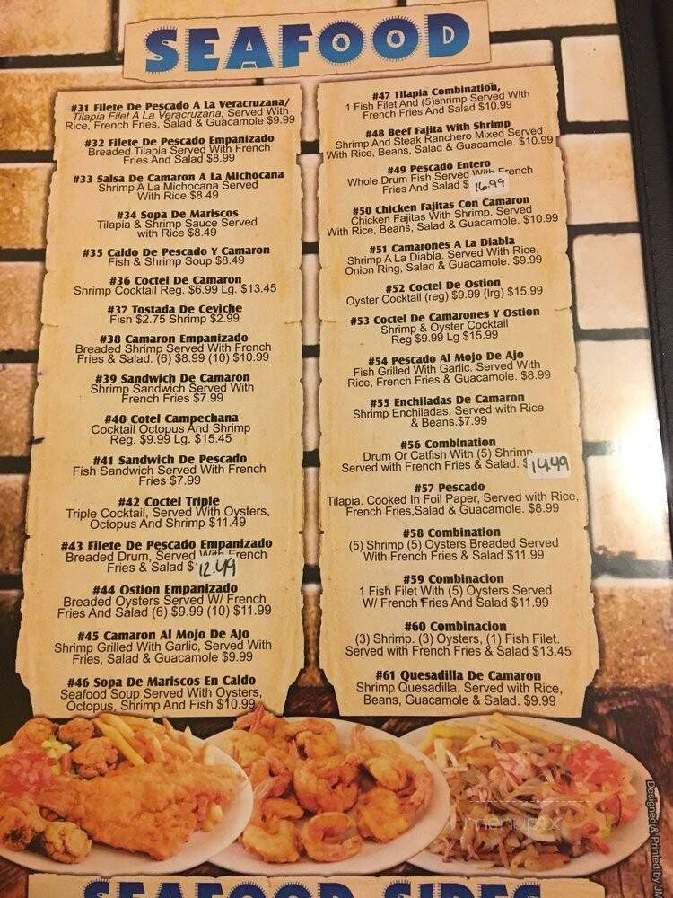 La Rivara - Corpus Christi, TX menu_pic
