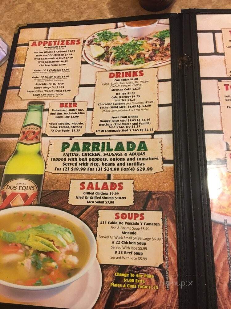 La Rivara - Corpus Christi, TX menu_pic
