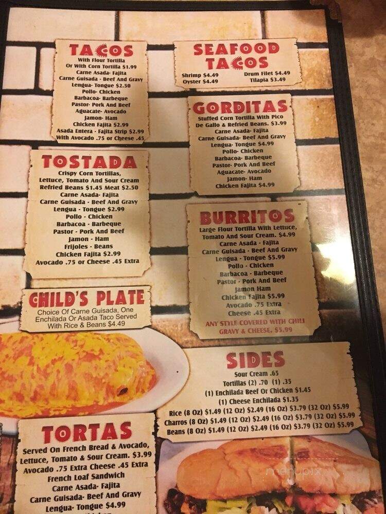 La Rivara - Corpus Christi, TX menu_pic