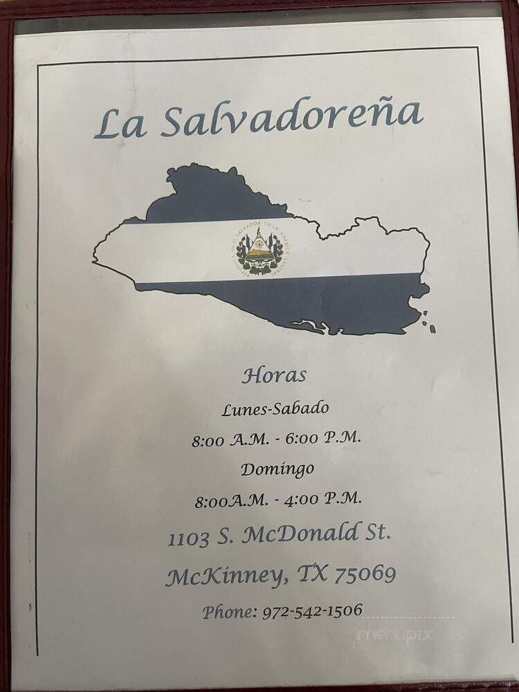 La Salvadorena - Mckinney, TX