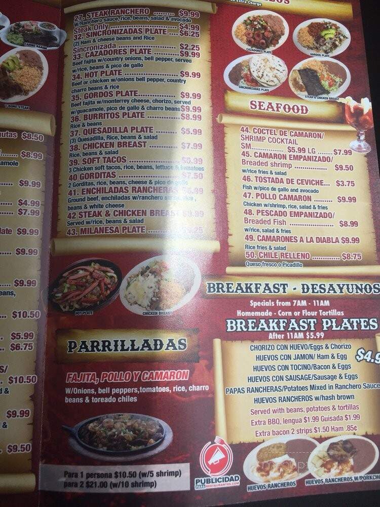 La Taqueria Huentitan Jalisco - San Antonio, TX menu_pic