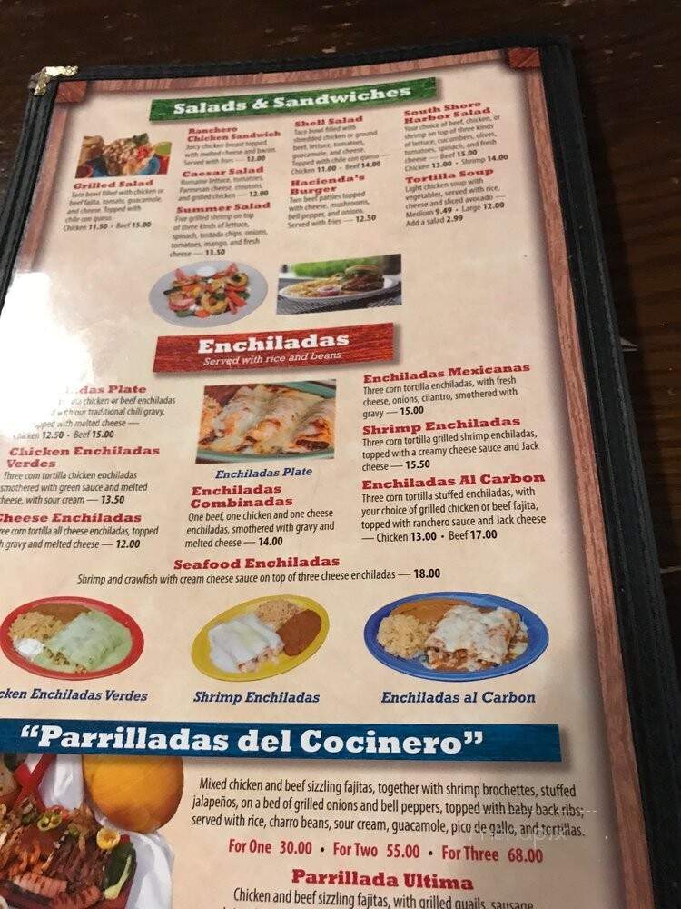 Las Haciendas Mexican Bar - Stafford, TX menu_pic