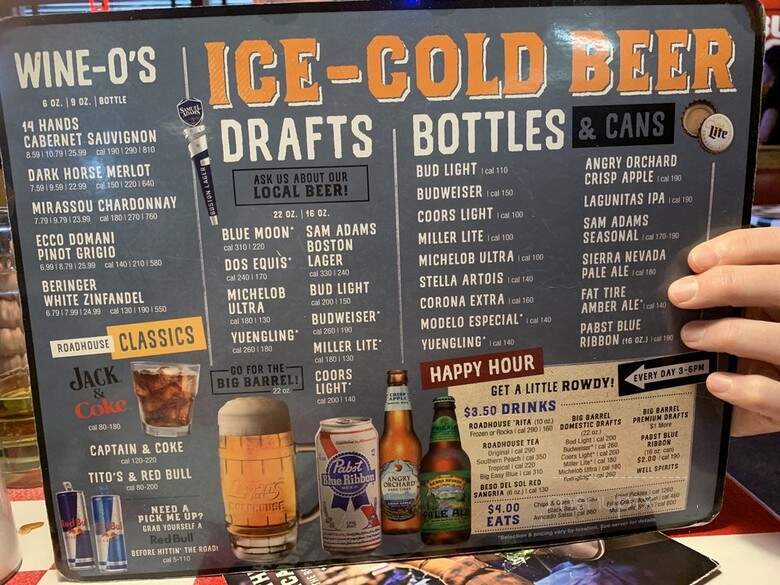 Logan's Roadhouse - Lubbock, TX menu_pic