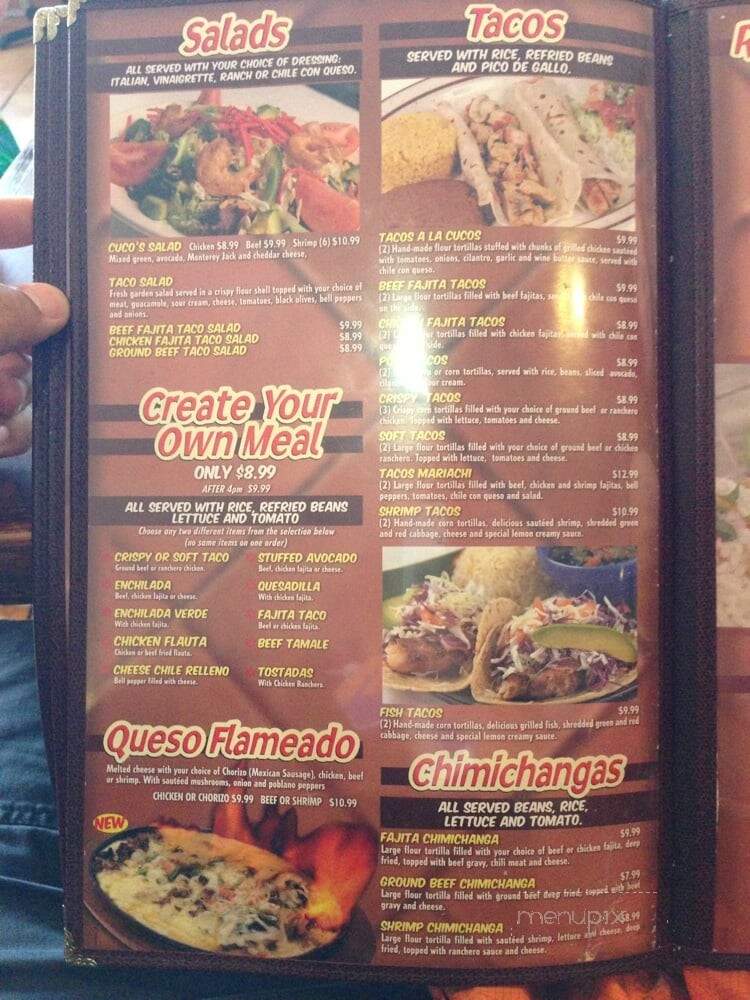 Los Cucos Mexican Cafe Xx - Humble, TX menu_pic