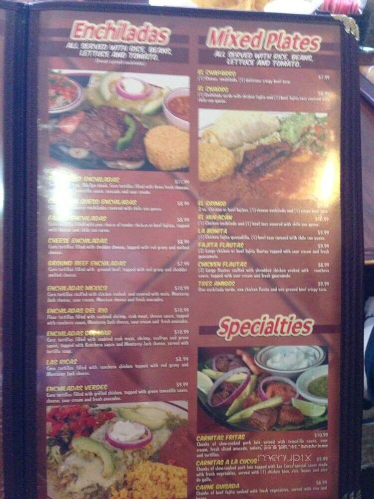 Los Cucos Mexican Cafe Xx - Humble, TX menu_pic