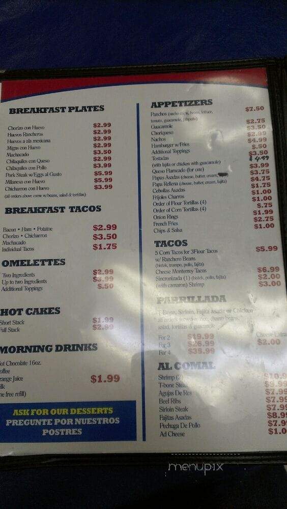 Los Mismos Tacos Al Pastor - Mcallen, TX menu_pic