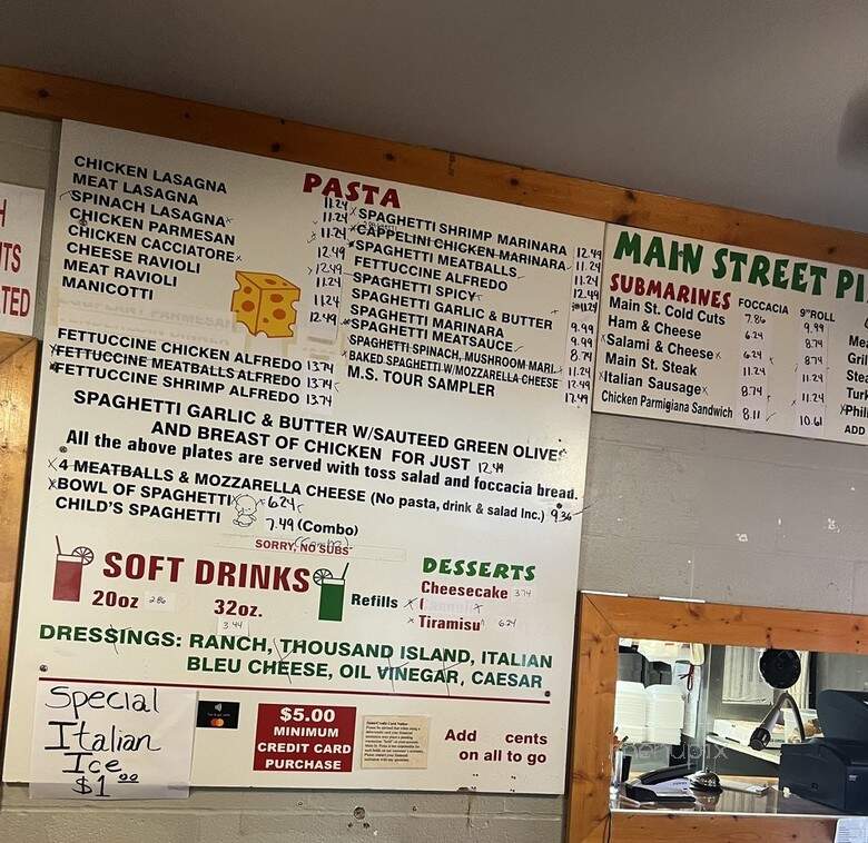 Main Street Pizza & Pasta - San Antonio, TX