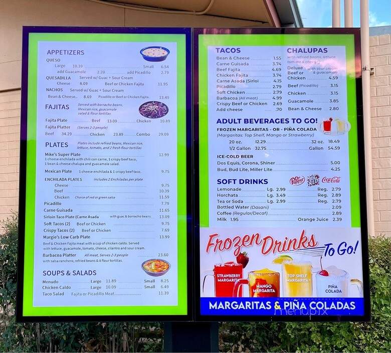 Mama Margie's - San Antonio, TX menu_pic