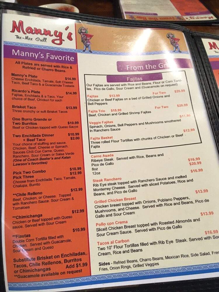 Manny's Grill - Frisco, TX