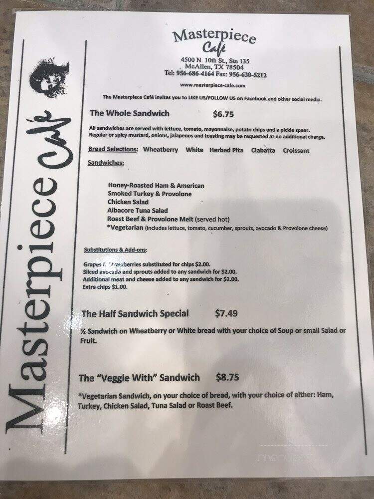 Masterpiece Cafe - Mcallen, TX
