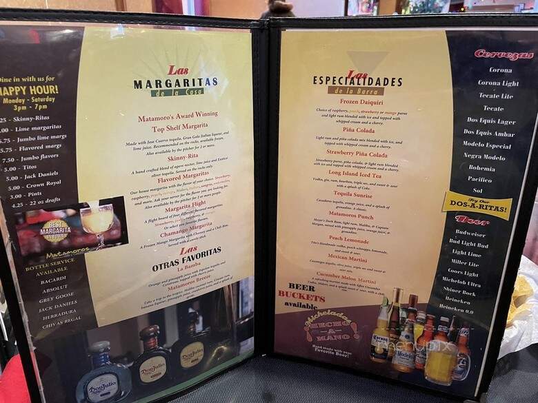 Matamoros Restaurant Y Cantina - San Antonio, TX menu_pic