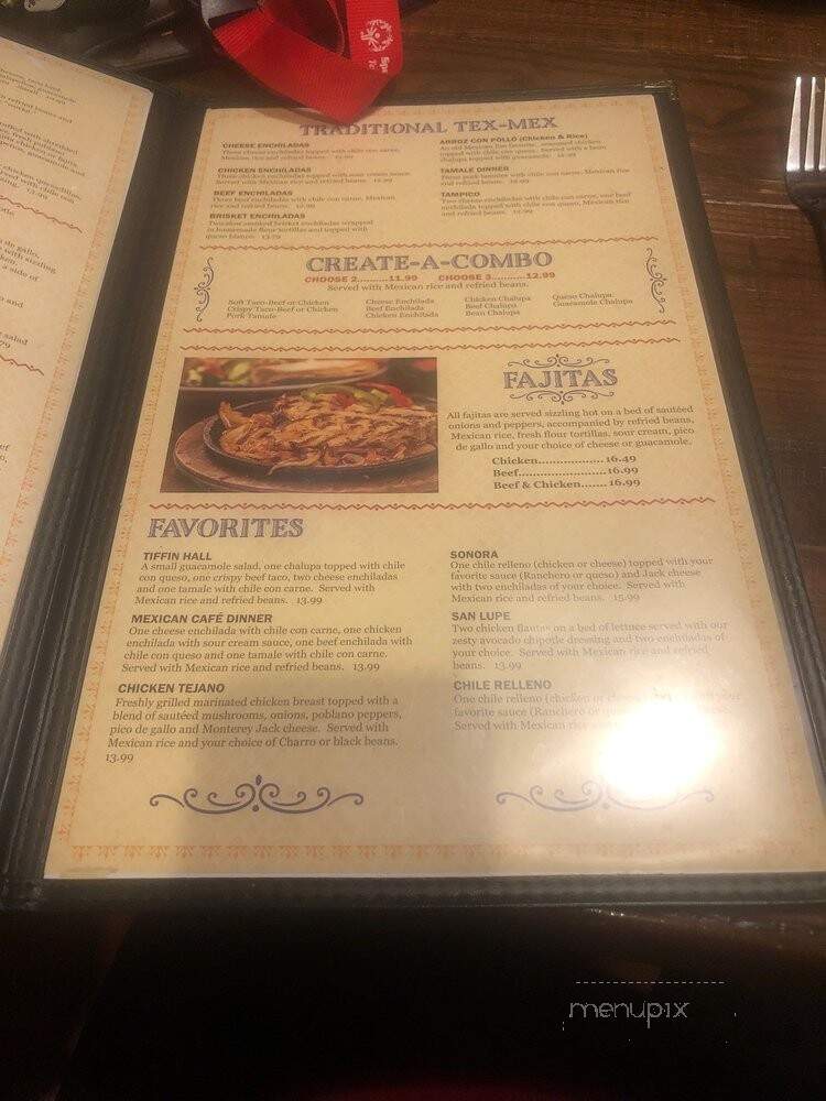 Mexican Inn Cafe - Bedford, TX menu_pic