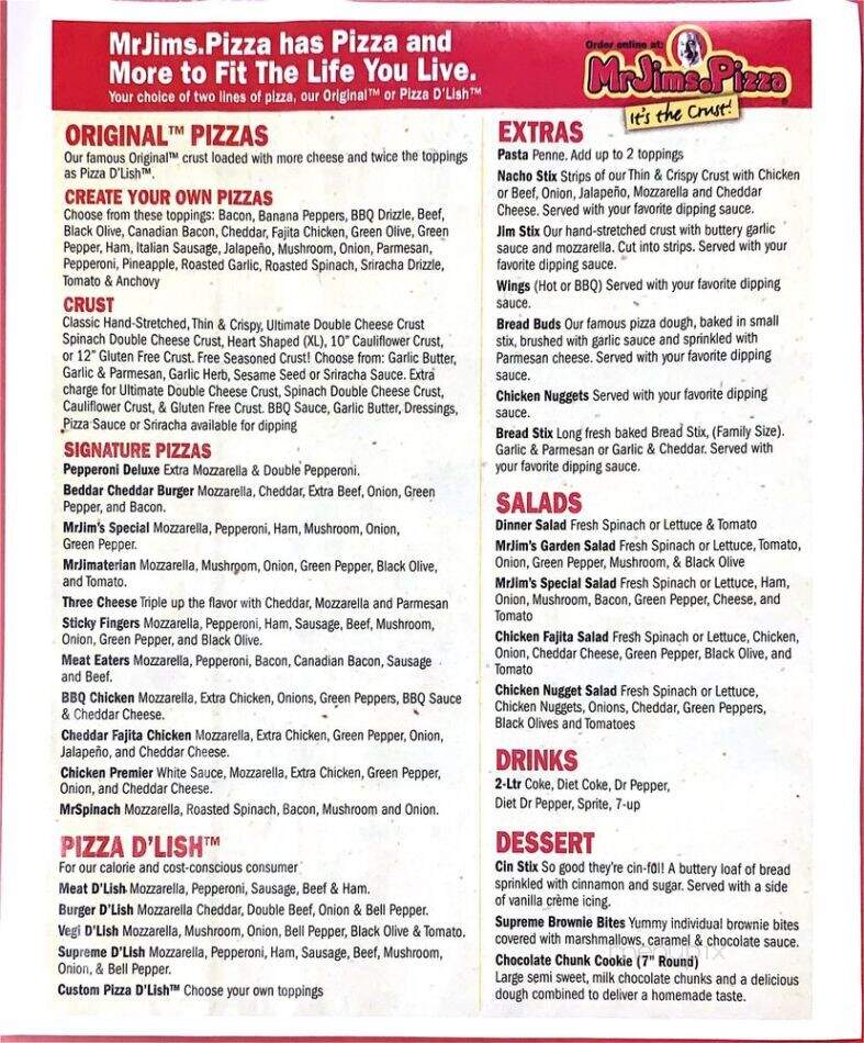 Mr Jim's Pizzeria - Roanoke, TX