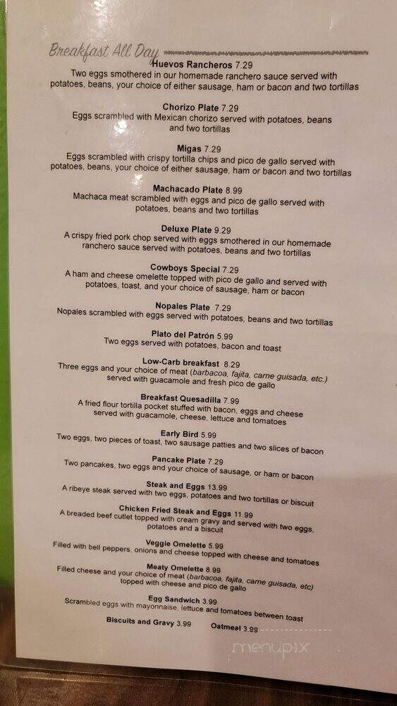 Mr Taco - Luling, TX menu_pic