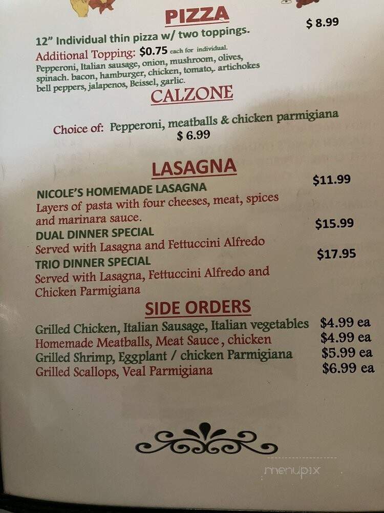 Nicole's Italian Restaurant - Porter, TX