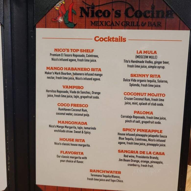 Nico's Cocina Bar & Grill - Carrollton, TX