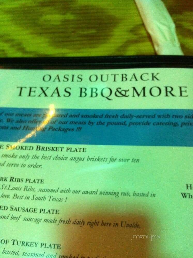 Oasis Outback Restaurant - Breckenridge, TX