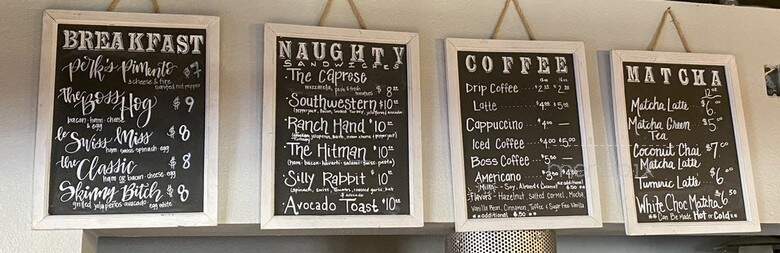 Olmas Perk Coffee Bar - San Antonio, TX menu_pic
