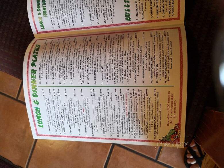 Oscar's Restaurant & Lounge - Abilene, TX menu_pic