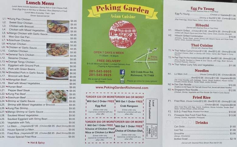 Peking Garden - Richmond, TX