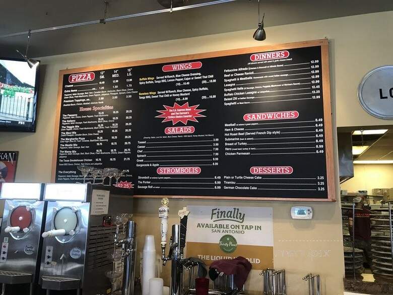 Pizza Italia - San Antonio, TX menu_pic