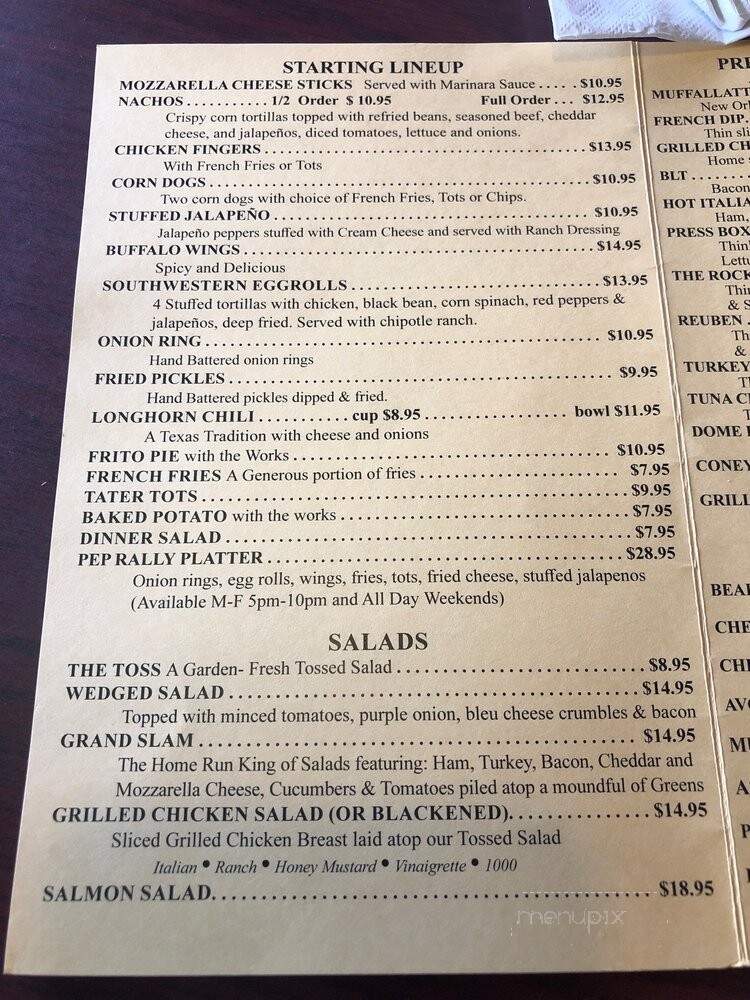Press Box - Galveston, TX menu_pic