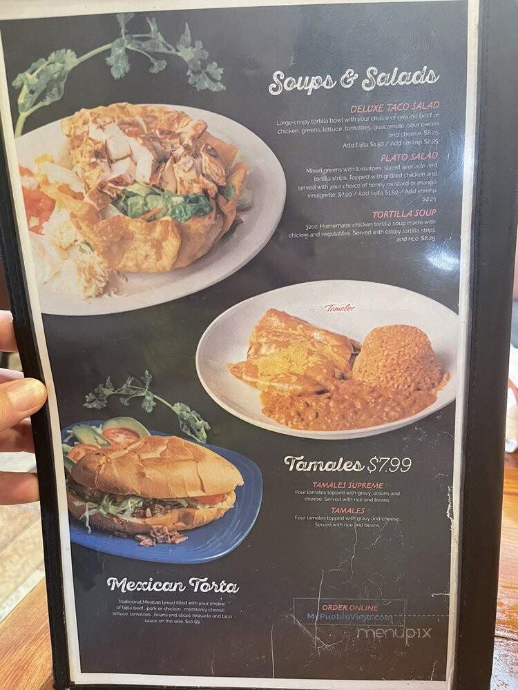Pueblo Viejo - Livingston, TX menu_pic