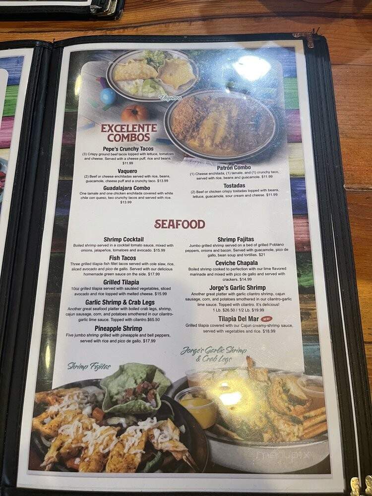 Pueblo Viejo - Livingston, TX menu_pic