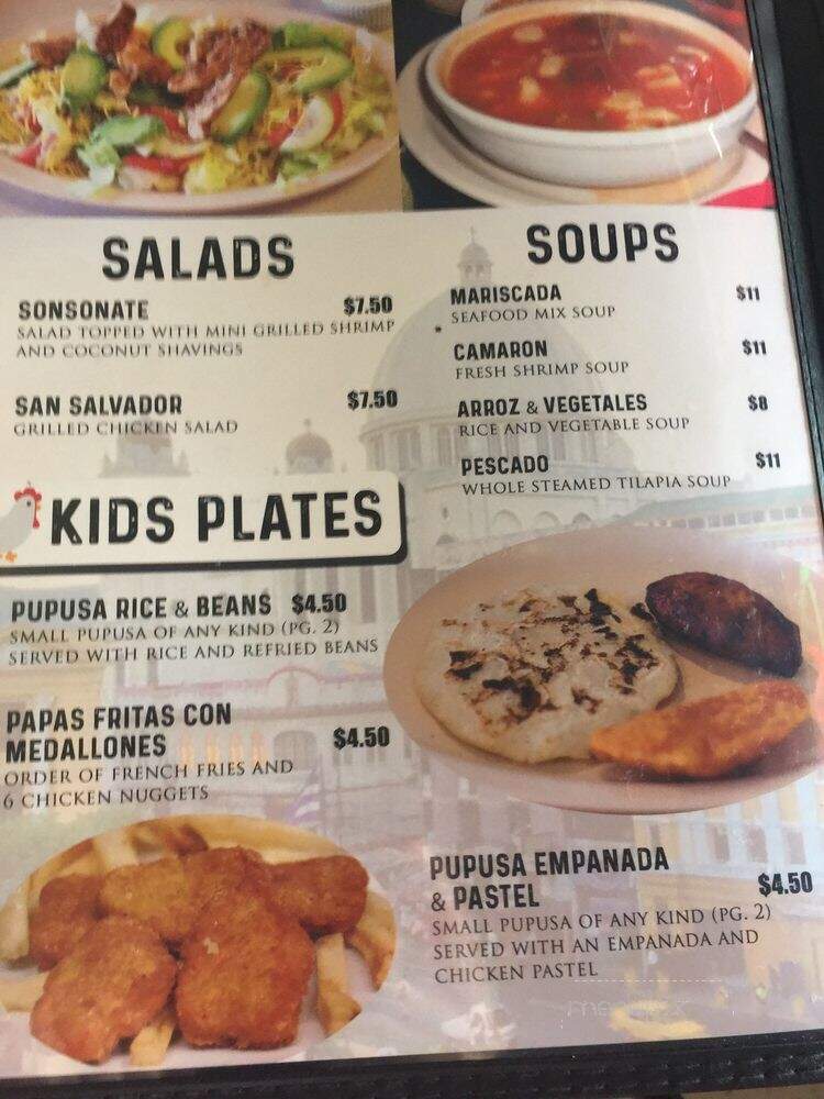 Pupuseria Y Restaurante El - Lubbock, TX menu_pic