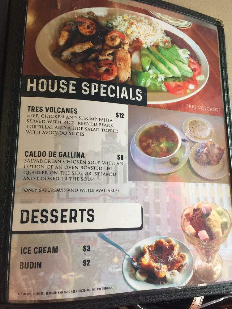 Pupuseria Y Restaurante El - Lubbock, TX menu_pic