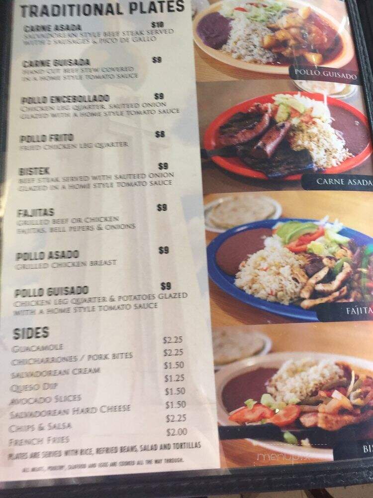 Pupuseria Y Restaurante El - Lubbock, TX menu_pic