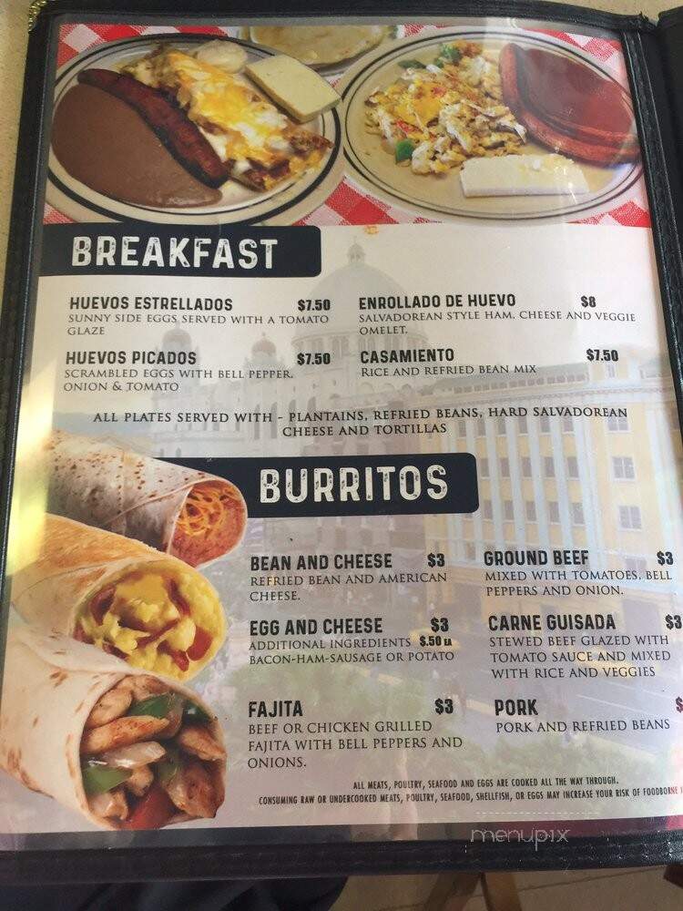 Pupuseria Y Restaurante El - Lubbock, TX menu_pic