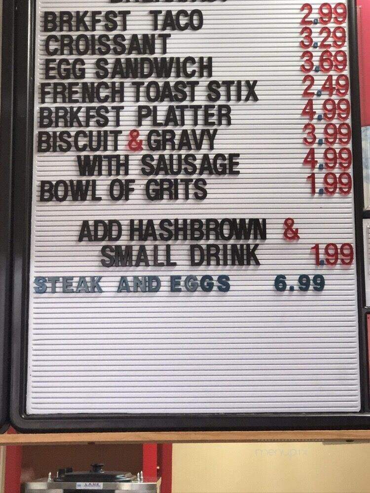 Red Cap Restaurant - Alta Loma, TX menu_pic