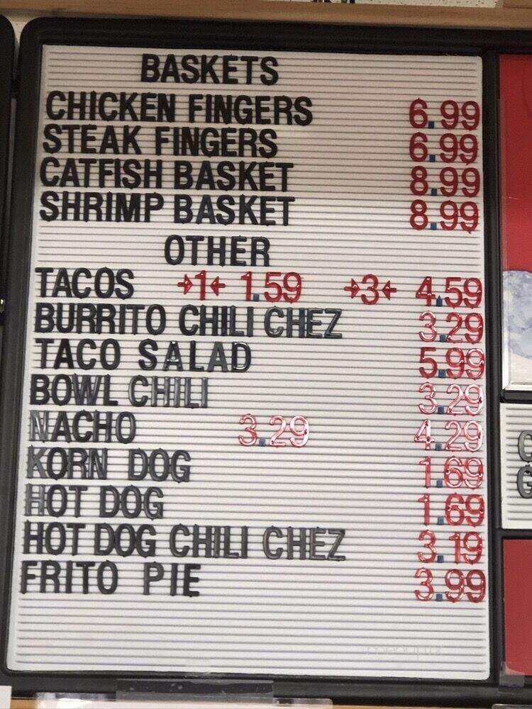 Red Cap Restaurant - Alta Loma, TX menu_pic