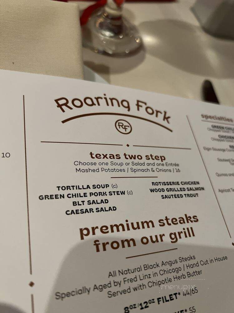 Roaring Fork Austin - Austin, TX menu_pic