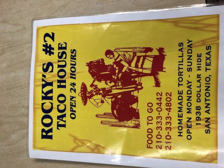 Rocky's Taco House - San Antonio, TX