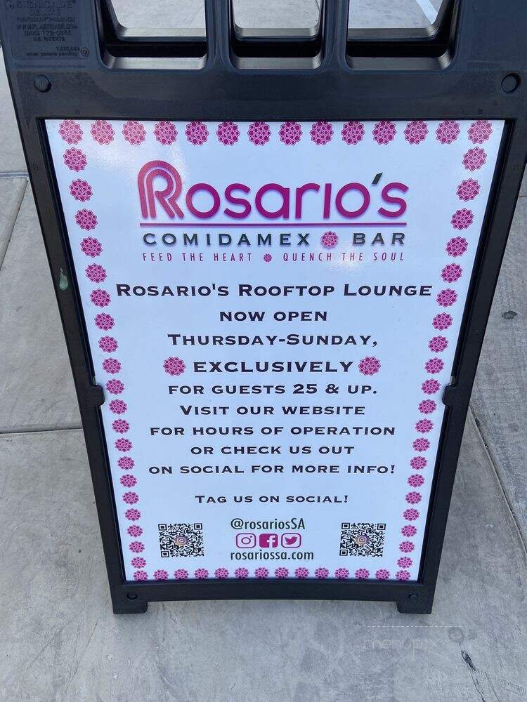 Rosario's Mexican Cafe - San Antonio, TX menu_pic