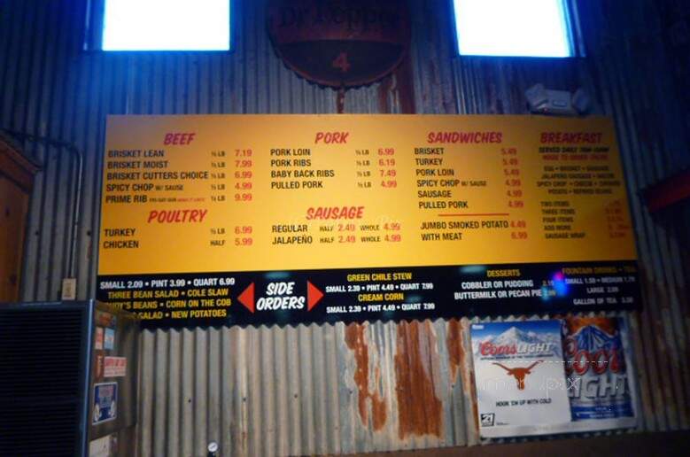 Rudys Country Store & Barbeque - Pharr, TX menu_pic