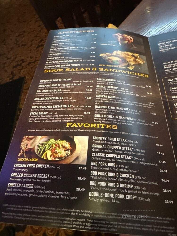 Saltgrass Steakhouse - Austin, TX menu_pic