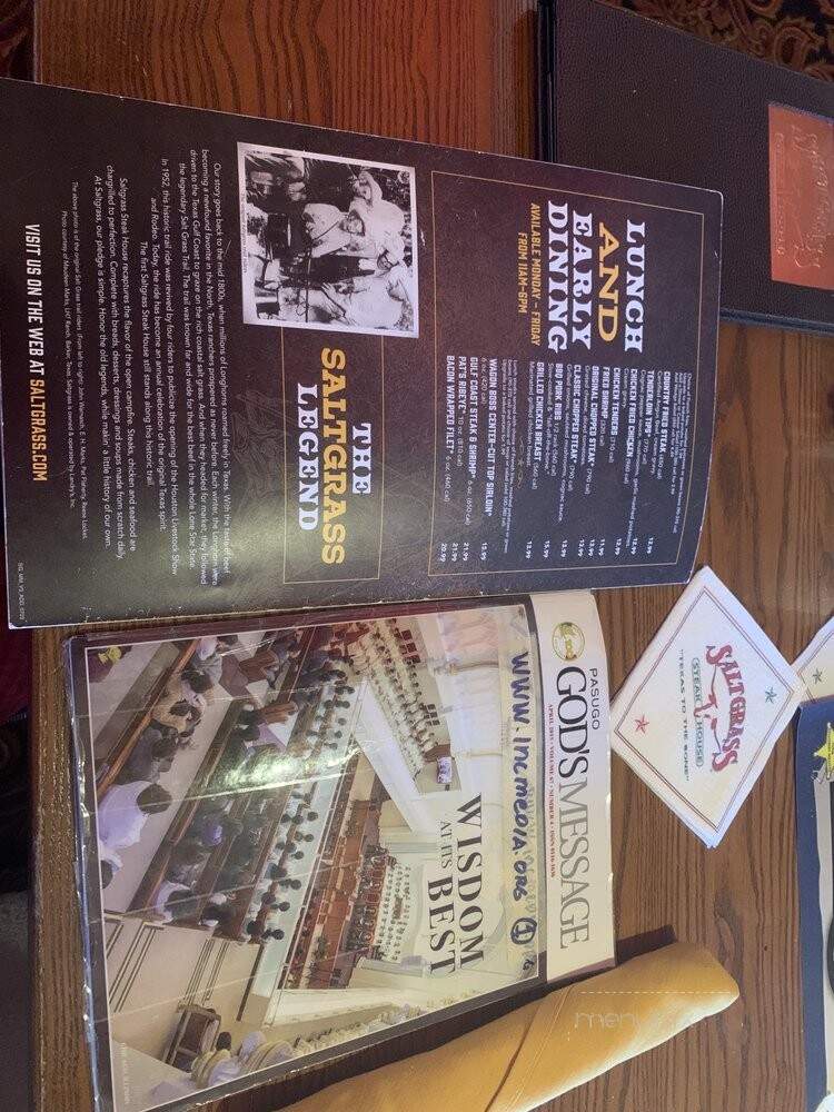 Saltgrass Steakhouse - Mckinney, TX menu_pic