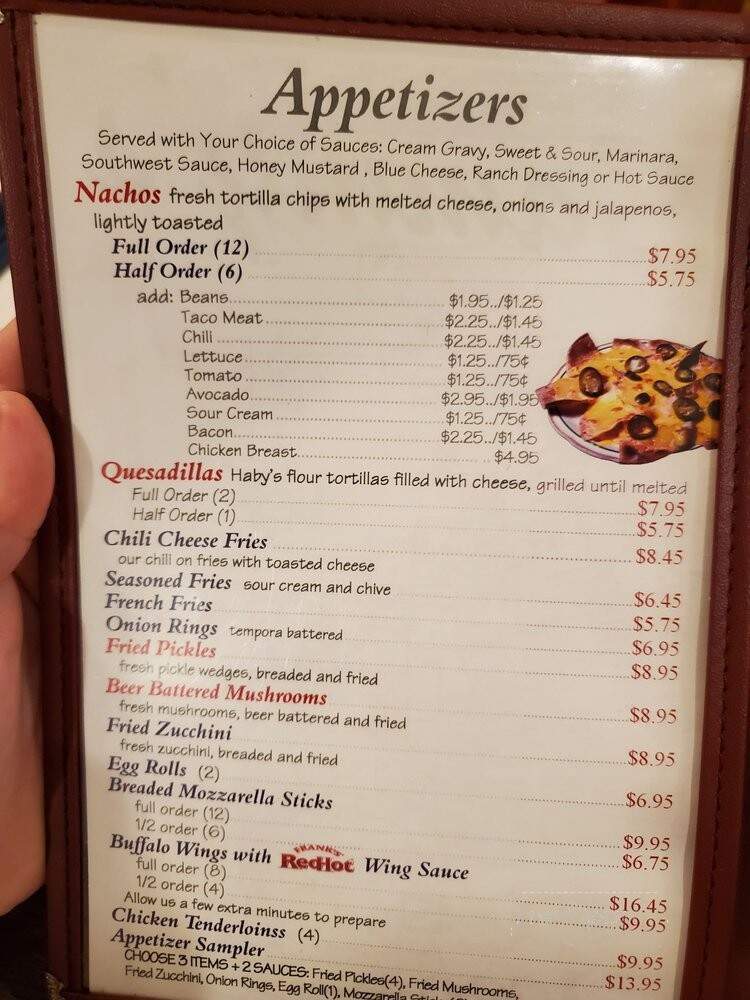Sammy's - Castroville, TX menu_pic