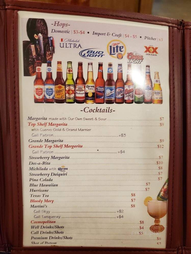 Sammy's - Castroville, TX menu_pic