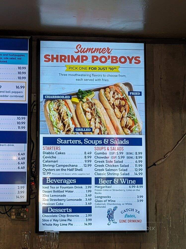 Sea Island Shrimp House - San Antonio, TX menu_pic