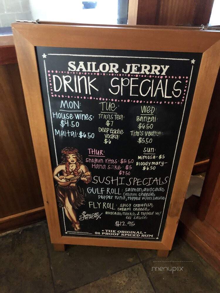 Shogun Japanese Grill & Sushi - Cypress, TX menu_pic