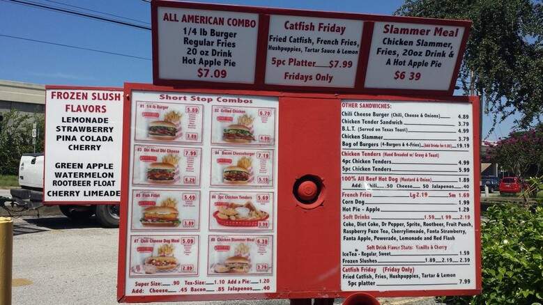 Short Stop - Austin, TX menu_pic