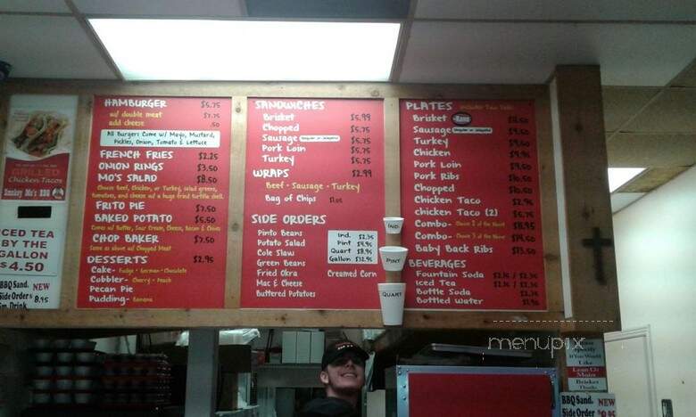Smokey Mo's BBQ - Austin, TX menu_pic