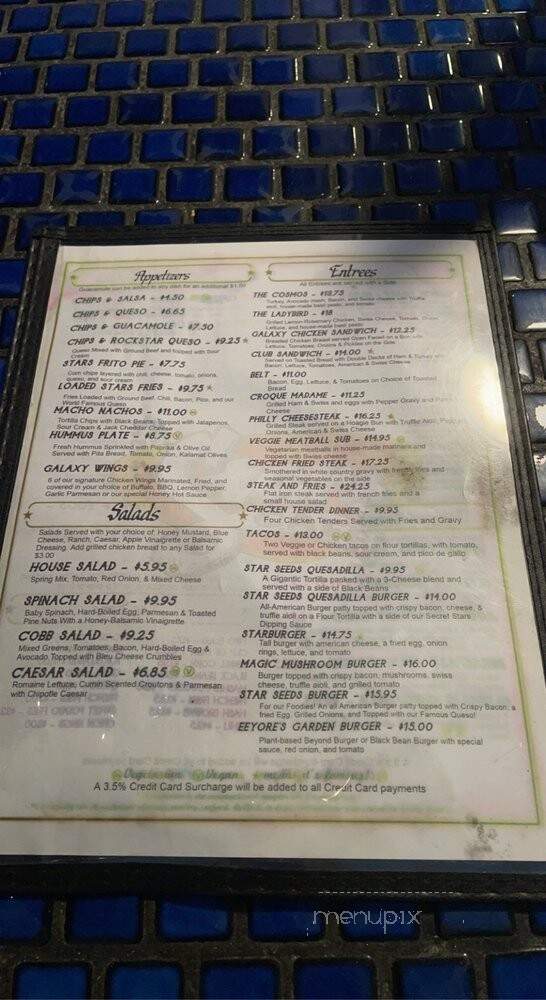 Star Seeds Restaurant - Austin, TX menu_pic