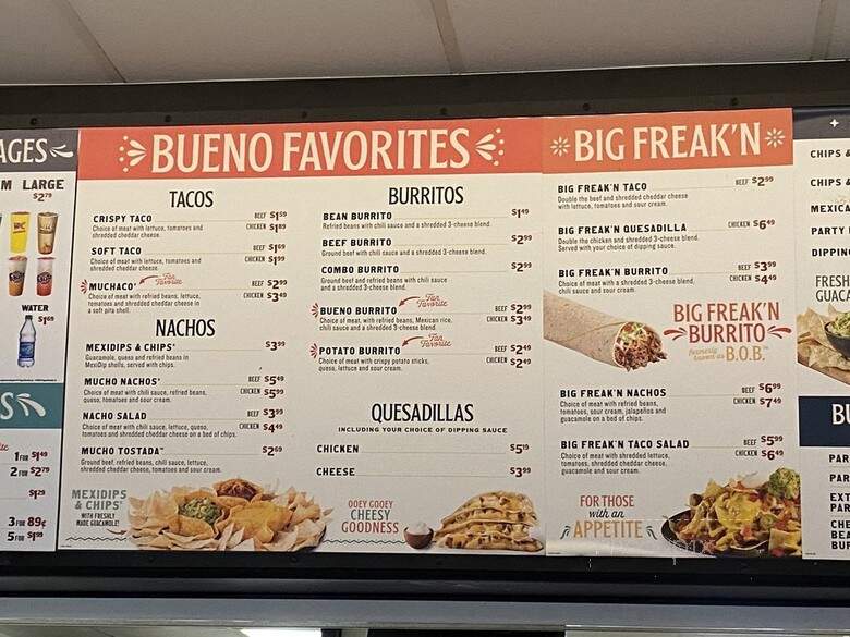 Taco Bueno - Frisco, TX menu_pic